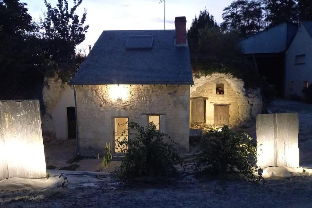 Maison 2-3 Pers Semi-Troglodyte Angers-Saumur Louresse-Rochemenier Eksteriør bilde